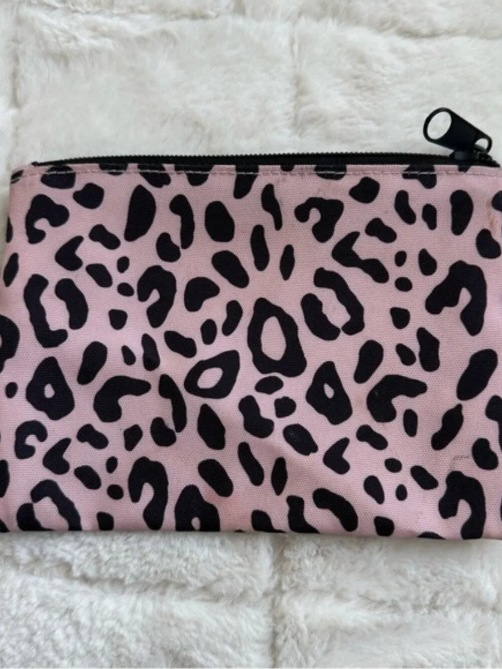 Victoria's Secret PINK | Pink and Cream Cheetah Print Cosmetic Case